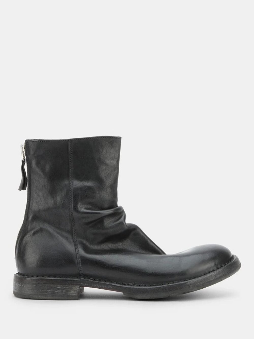 MOMA Tronchetto Uomo Minsk Black Italian Leather Boots Ankle [MENS IT 40/US 7.5]